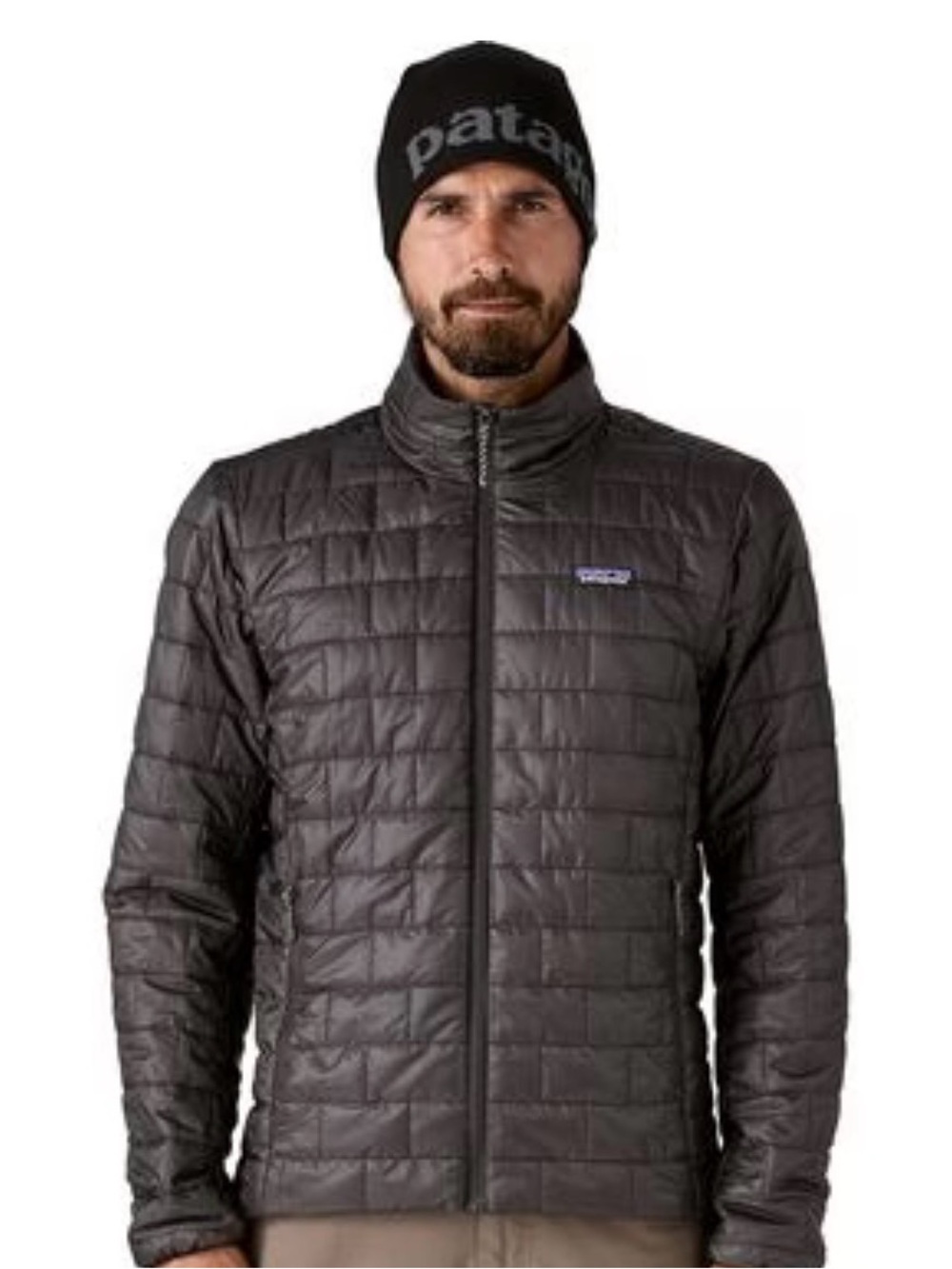 Patagonia Men's Nano Puff Jacket - Charcoal Gray - L
